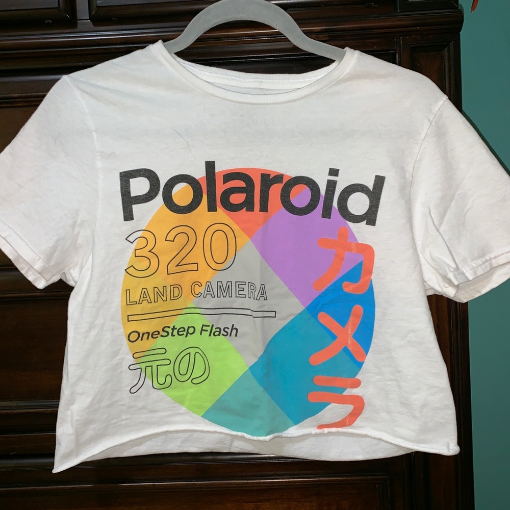 POLAROID • Cropped Graphic Tee